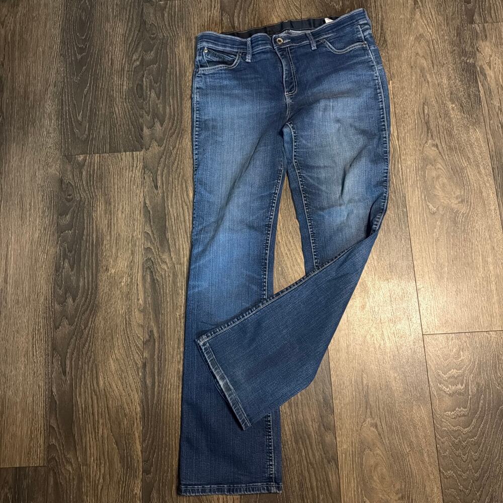 Vintage 2000s Wrangler Q-Baby Sz 13/14x34 Bootcut Jeans McBling Western Cowgirl